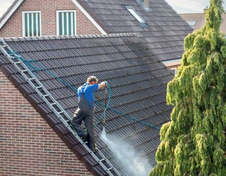 Roof Cleaning Safety: Why Low-Pressure Methods Protect Shingles & Warranties